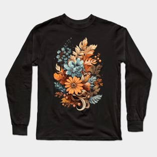 Fall flower's theme Long Sleeve T-Shirt